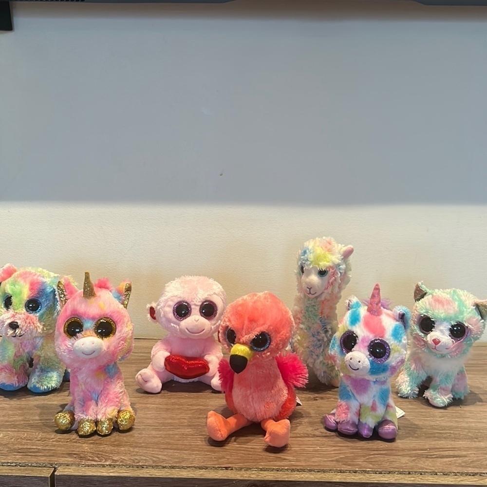 Ty Plush Lot Of Seven